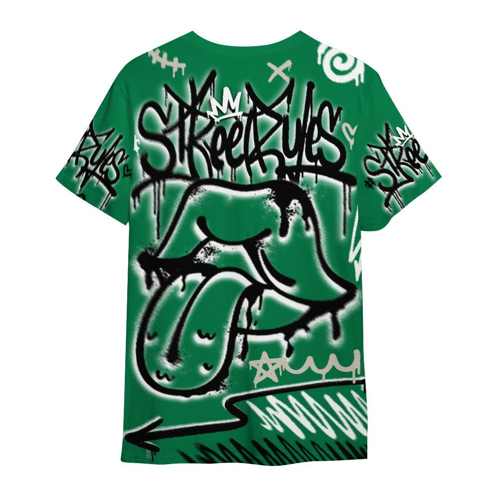 Shirt To Match Lucky Green 2s - Break Rules Streetwear All Over Print