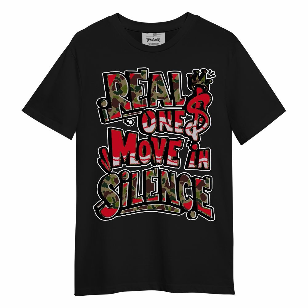 Shirt To Match Air Max 90 Duck Camo Red - Ones Move In Silence Graphic Unisex Shirt