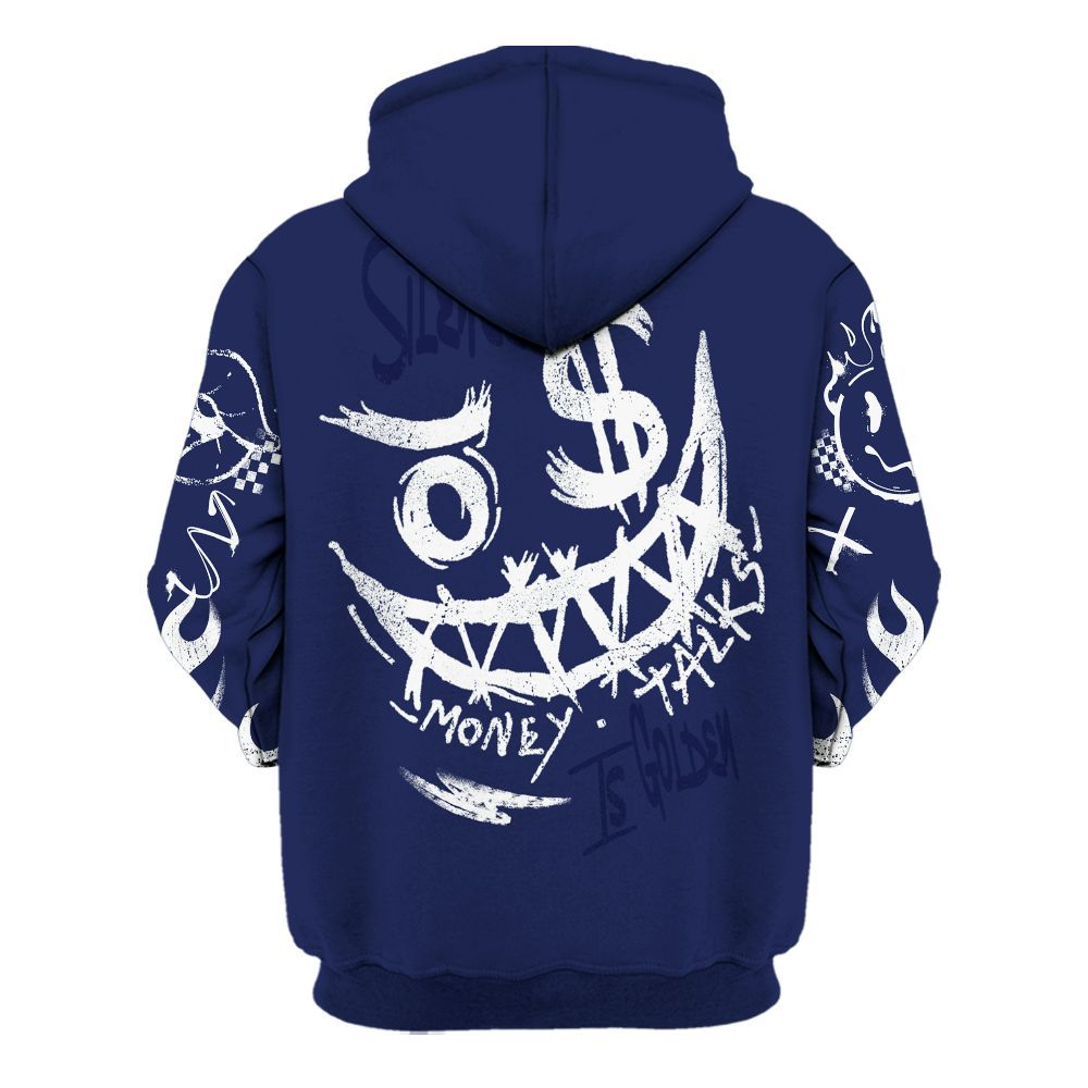 Hoodie To Match Midnight Navy 11s - Mouth Burning Street Style All Over Print