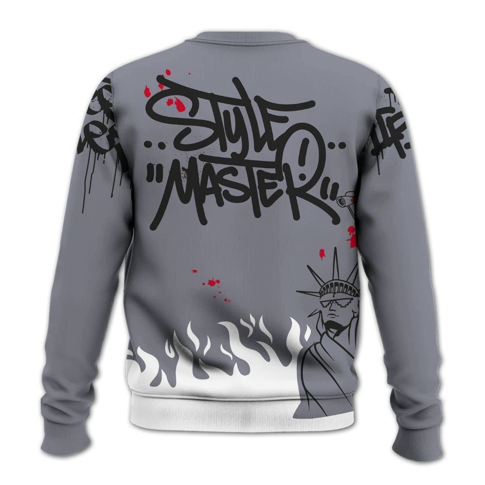 Sweatshirt To Match Retro Black Flint 13s - Graphic Fck Around Find Out All Over Print