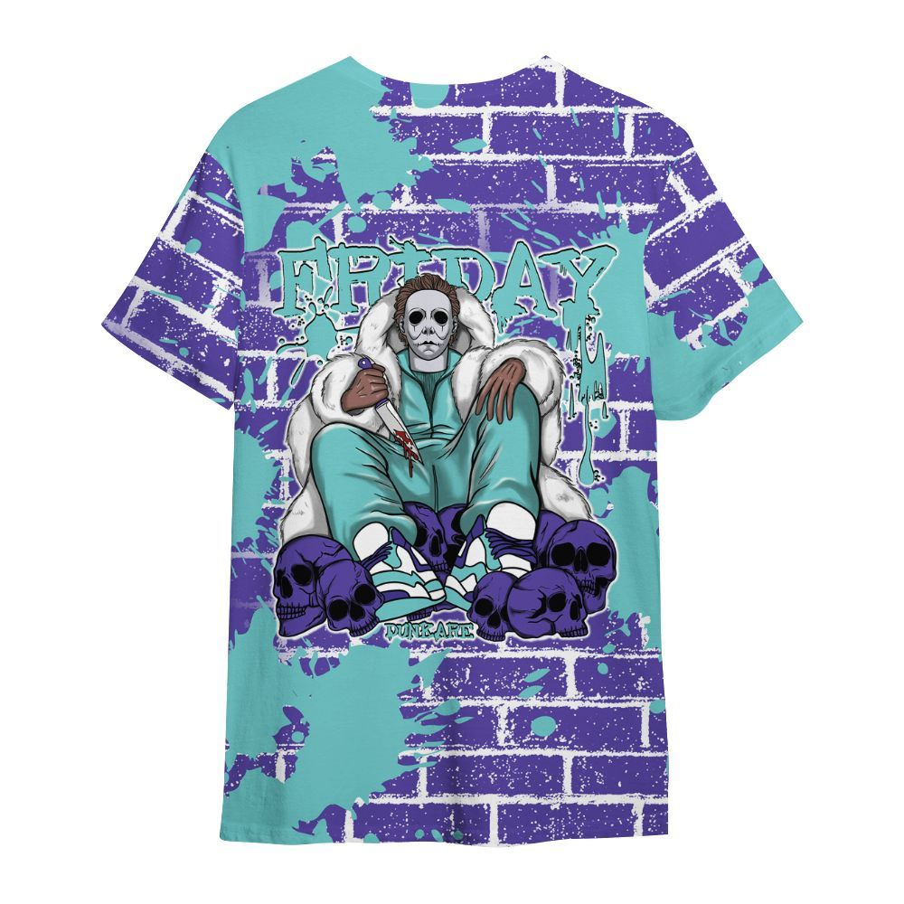 Shirt To Match Low Hornets 1s - Friday Brick All Over Print