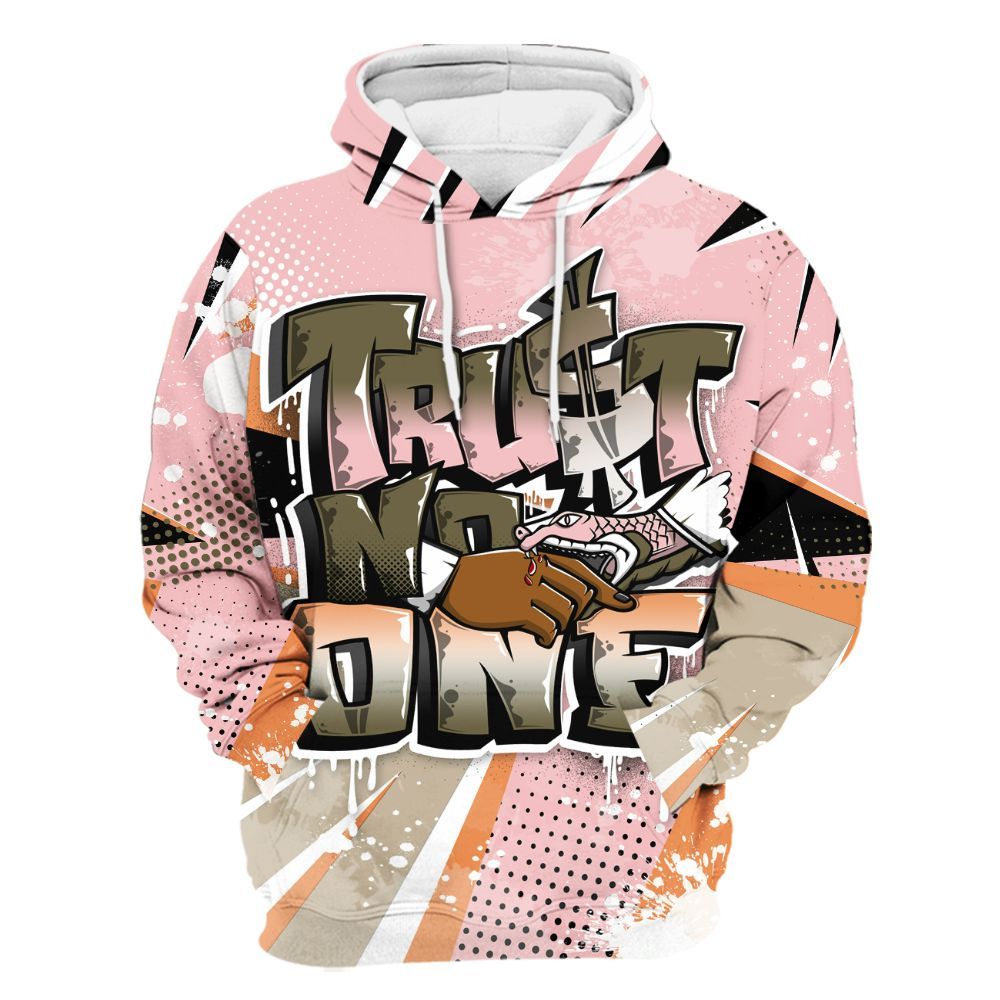 Hoodie To Match SB Dunk Low Red Stardust - Trust No One Dripping All Over Print