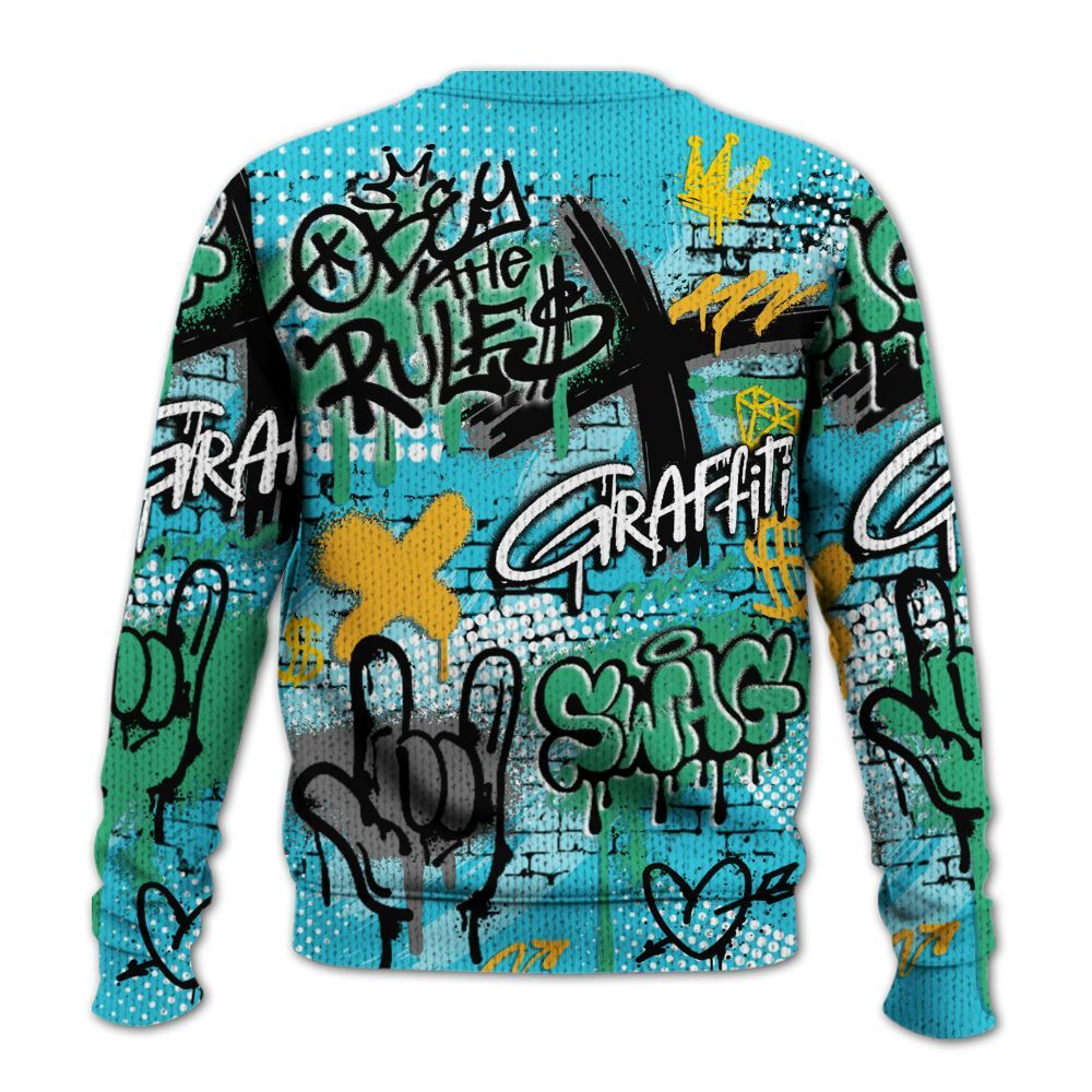 Knitted Sweater To Match Dunk Chunky Dunky - True It Real Graffiti Streetwear