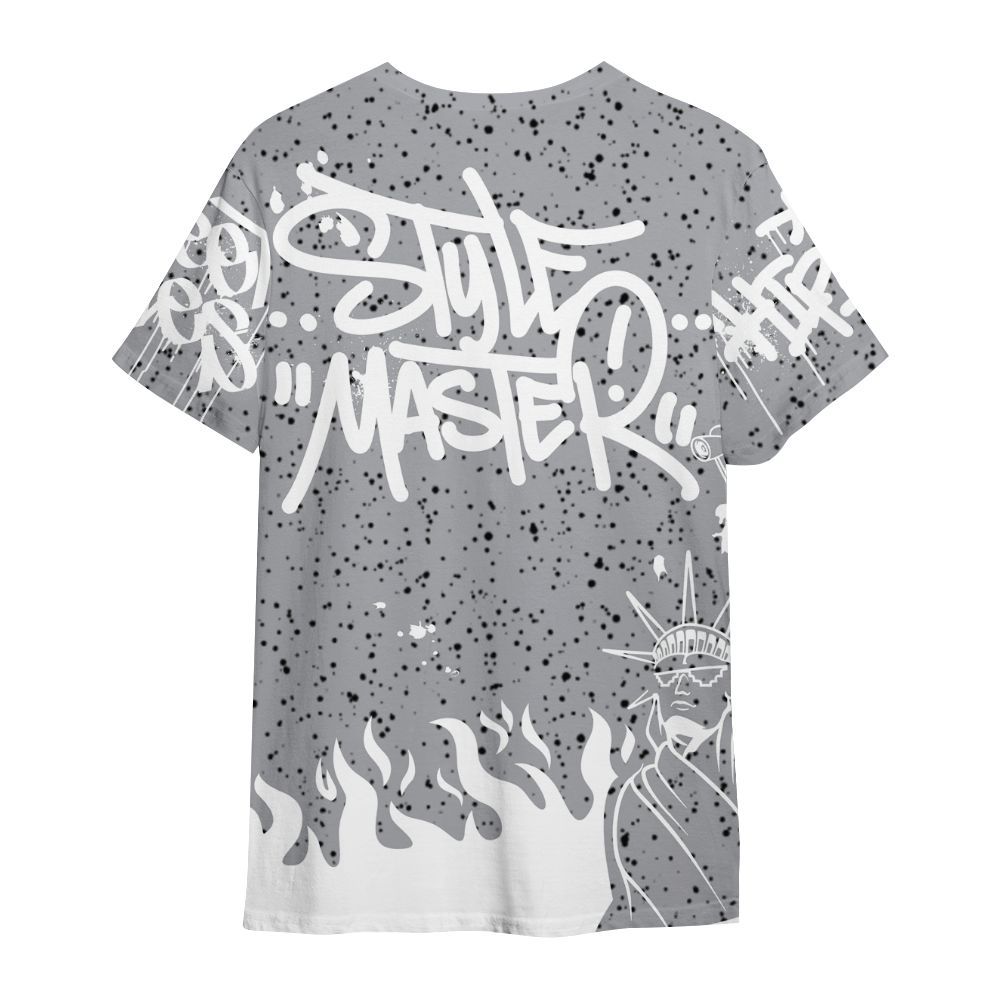 Shirt To Match White Cement 4s - Graphic Fck Around Find Out All Over Print