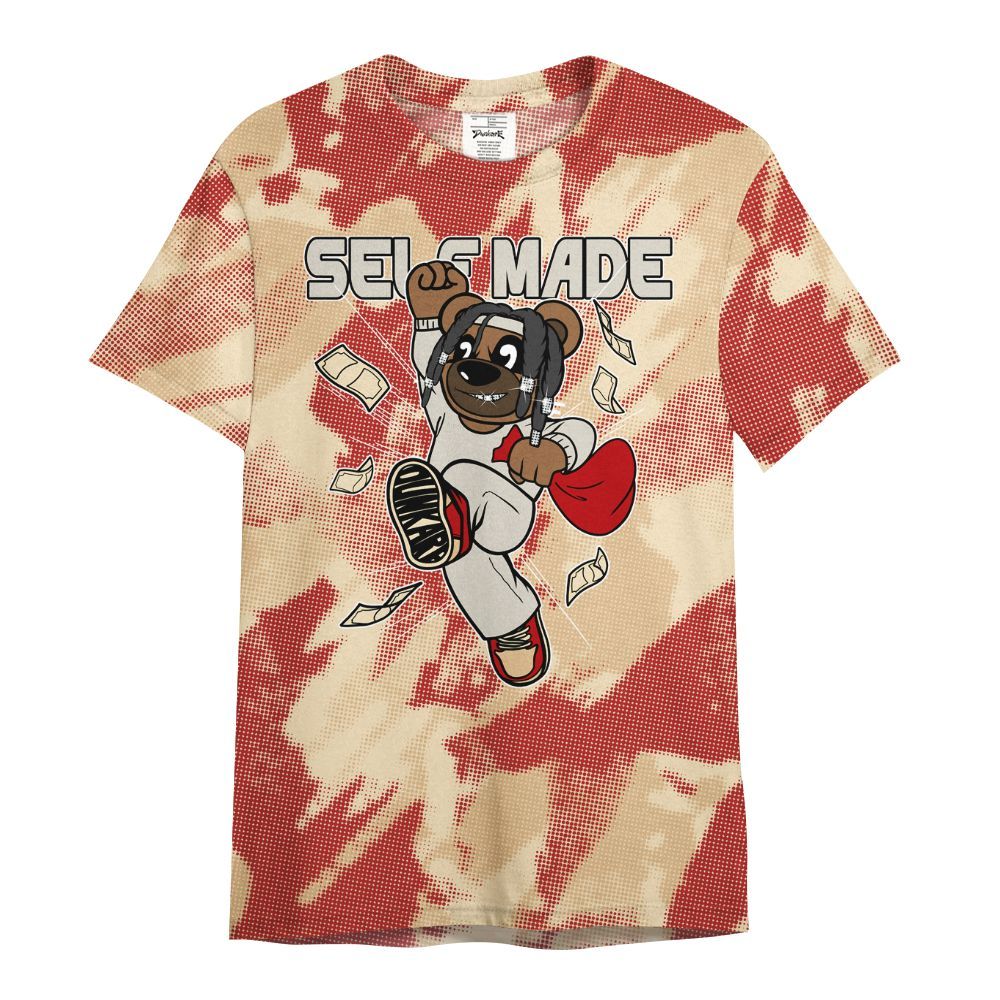 Shirt To Match Dunk Low Strawberry Waffle - Autonomous Bear Abstract Halftone All Over Print