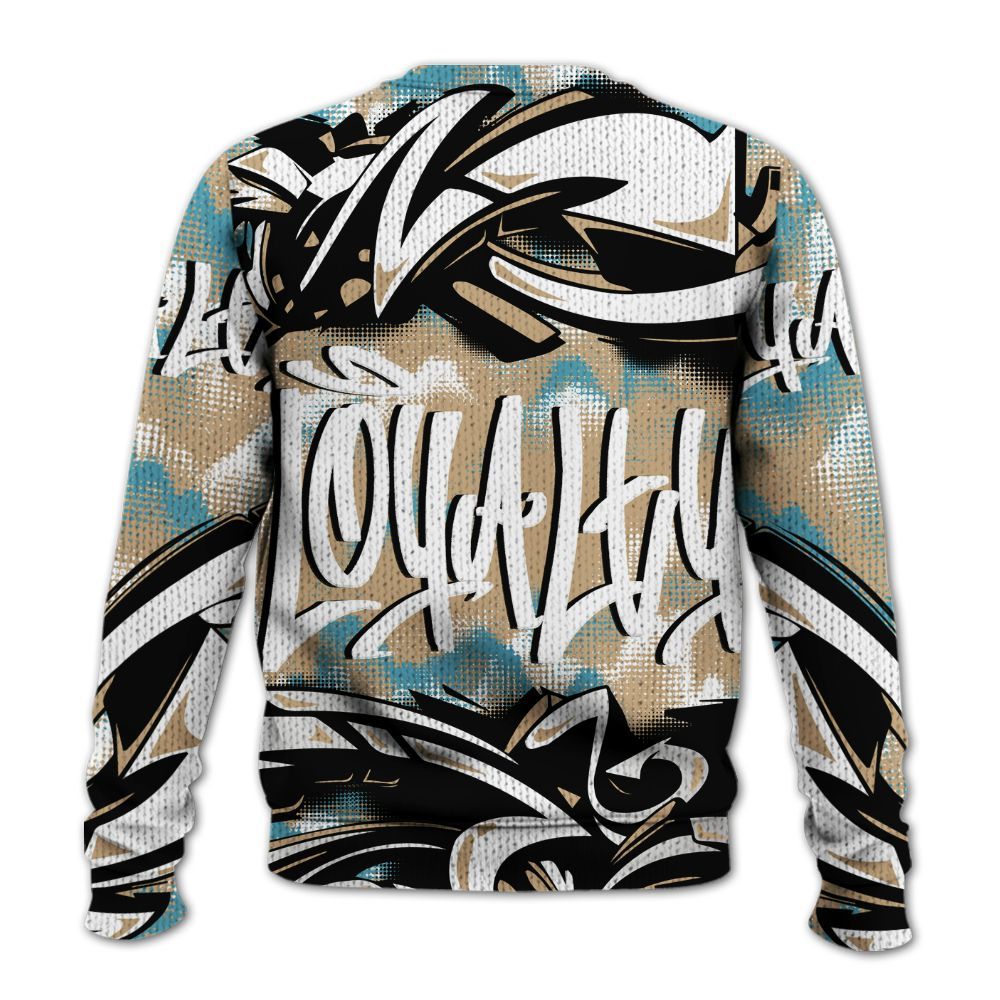 Sweater To Match H-Town 11s - Loyalty Out Value Graffiti Graphic