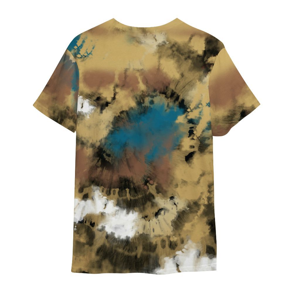 Shirt To Match Retro Cacao Wow 4s - God Blessed Tie Dye All Over Print