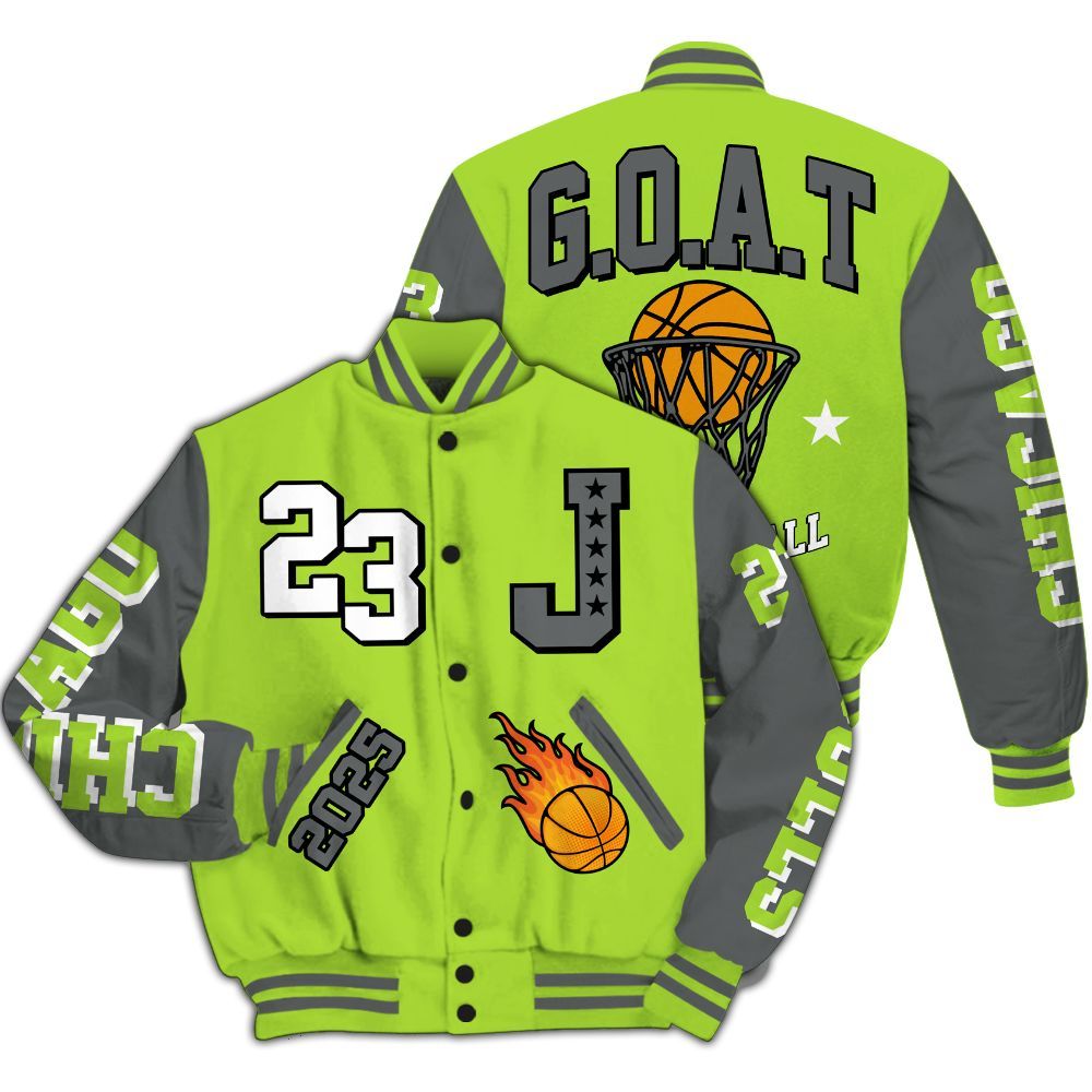 Varsity Jacket To Match Air Max 95 Neon - Chicago 23 Basketball All Over Print