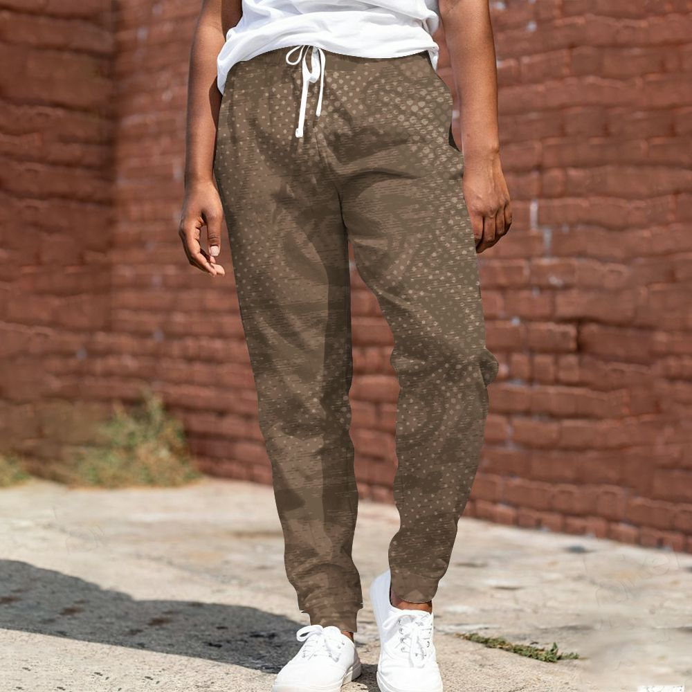 Sweatpant To Match Dark Mocha Jack - Avant Garde Graphic All Over Print