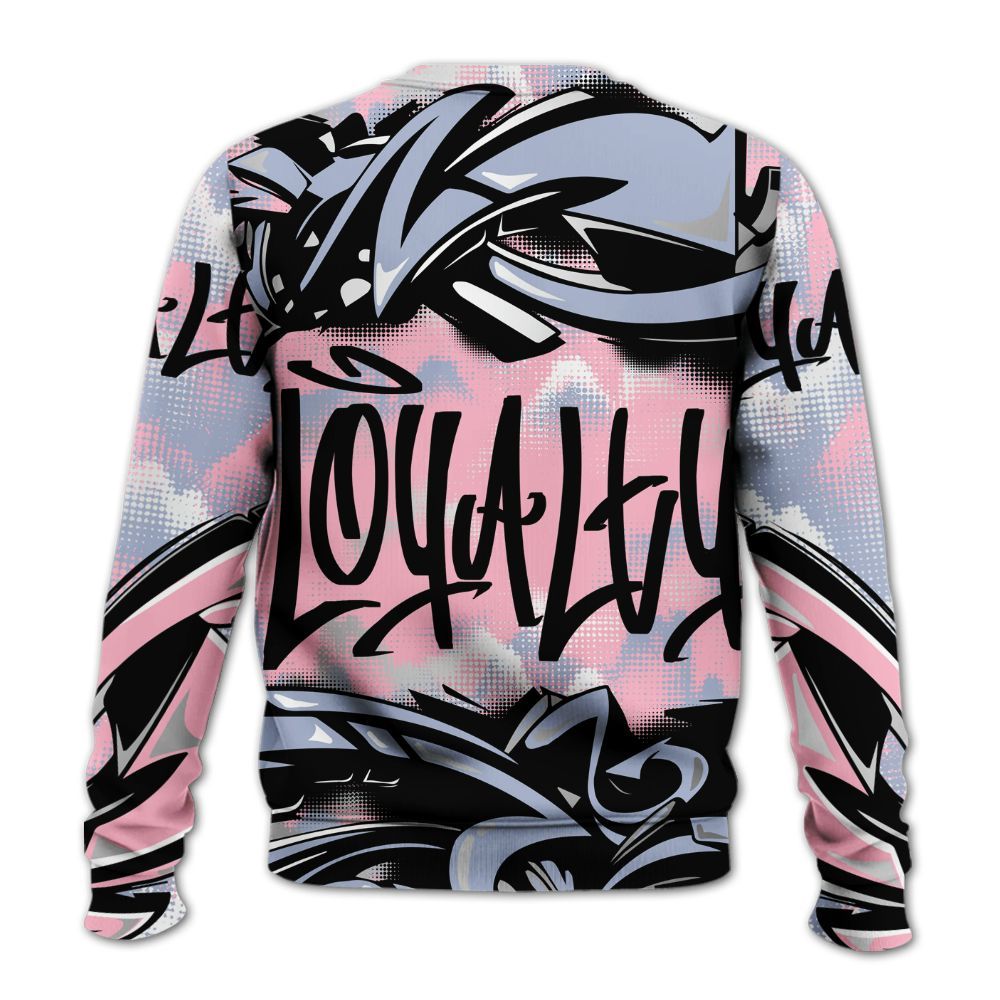 Sweatshirt To Match Retro 35th Anniversary 5s - DLoyalty Out Value Graffiti All Over Print