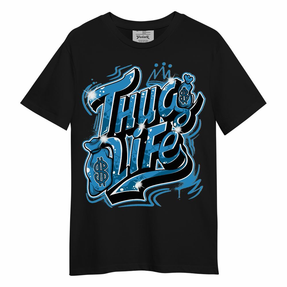 Shirt To Match Powder Blue 9s - Free Thug Living Graphic Unisex Shirt