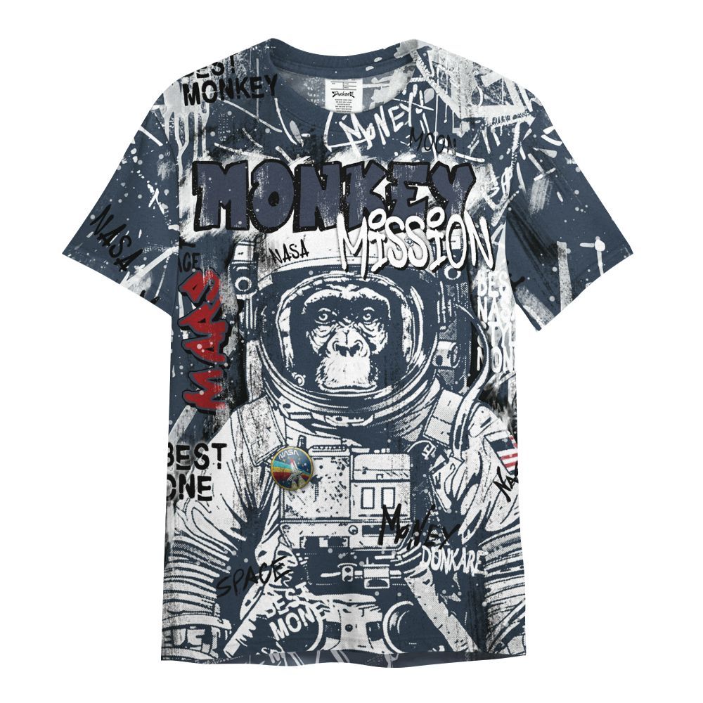 Shirt To Match Retro Olympic 6s - Monkey Misson Space All Over Print