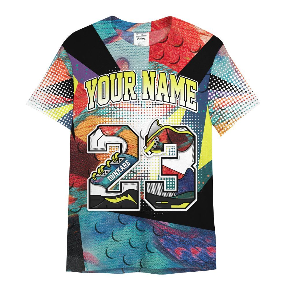 Shirt To Match Kobe 8 What The - Poly Custom Name Number 23 5s All Over Print