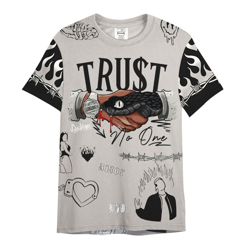Shirt To Match The Classic 40s - Snake Trust No One All Over Print