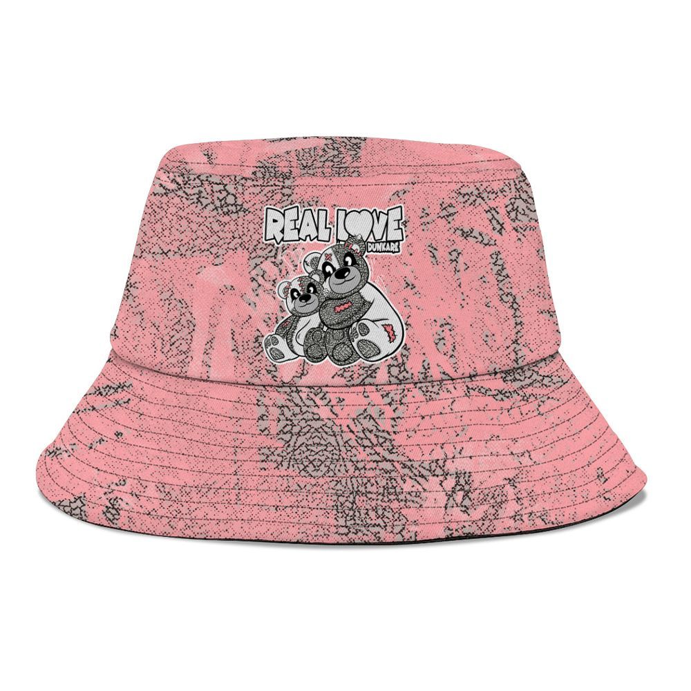Bucket Hat To Match Retro Wings 3s - Sincere Fondness Bear Graphic