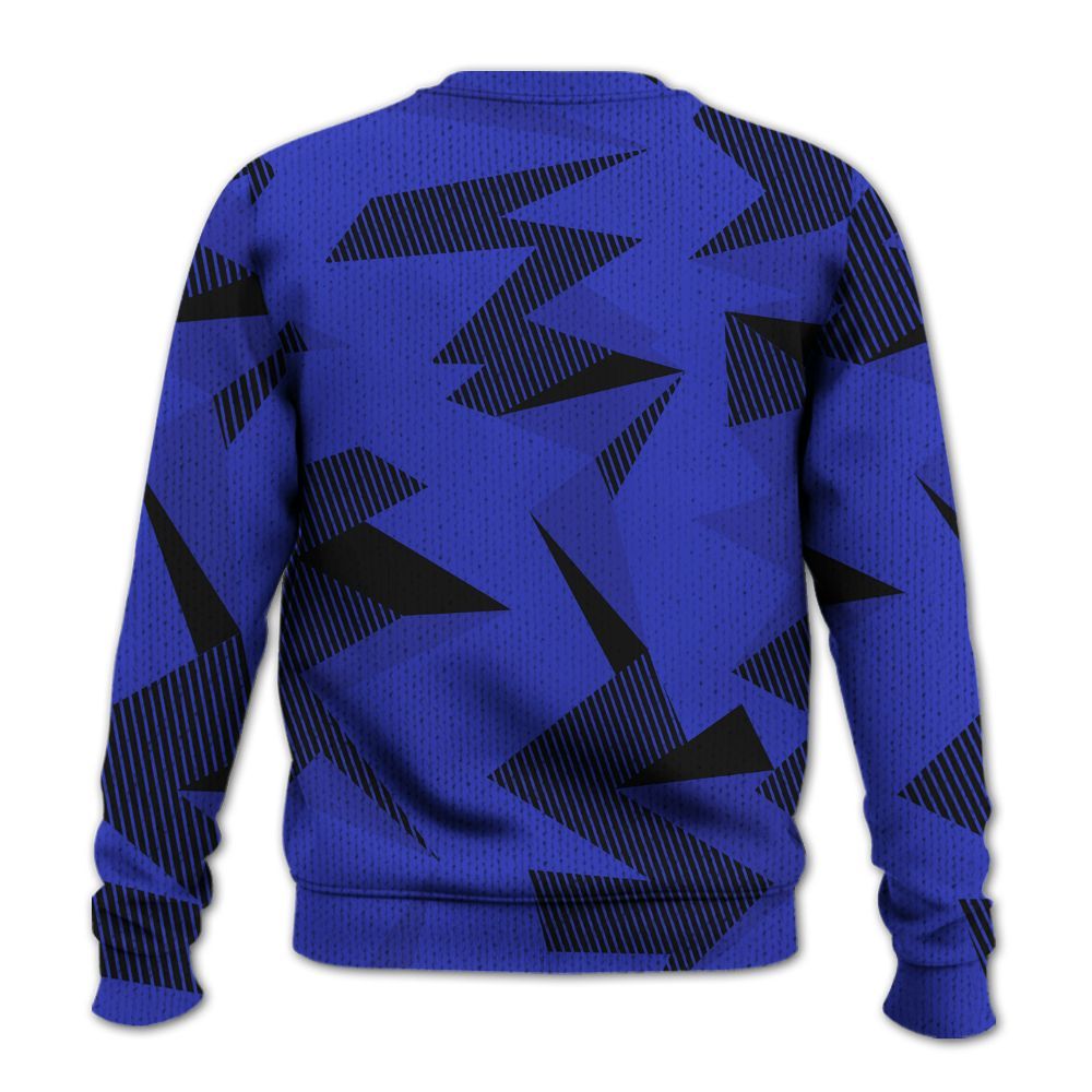 Knitted Sweater To Match Retro Black Concord 12s - Geometric Camouflage Pattern