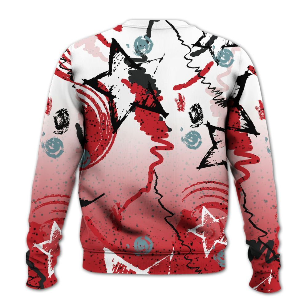 Sweatshirt To Match Retro Halloween 5s - Grind Shine Later Drip All Over Print