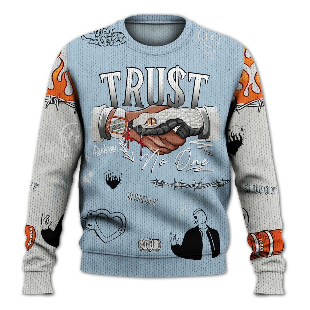 Sweater To Match High OG Alaska 1s - Snake Trust No One Graphic