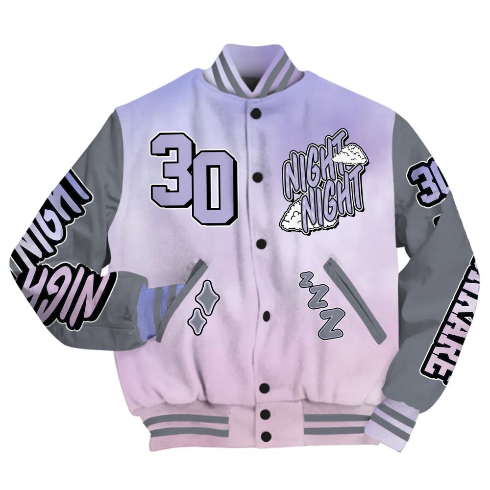 Varsity Jacket To Match Zen Master 4s - Seeya Skeleton All Over Print