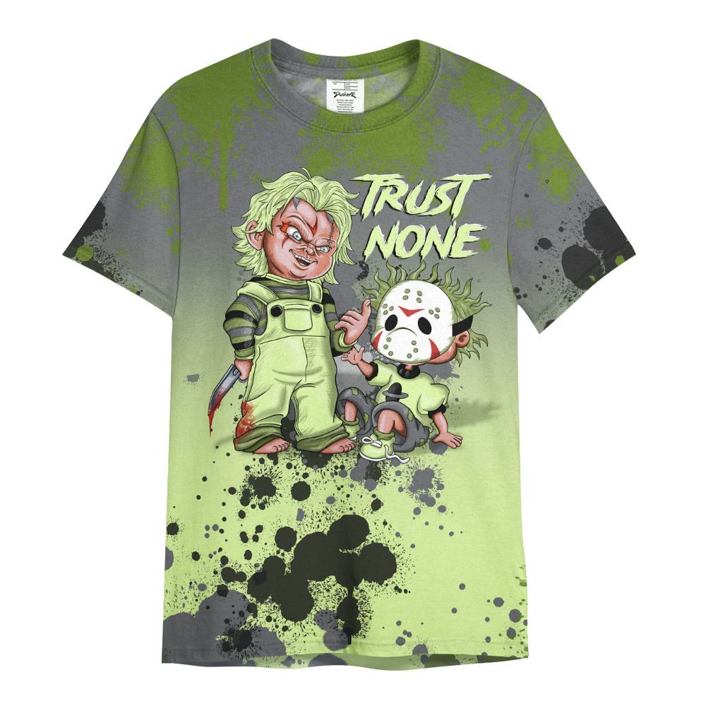 Shirt To Match Smoke Grey Volt TR 1s - Trust No One Scary All Over Print