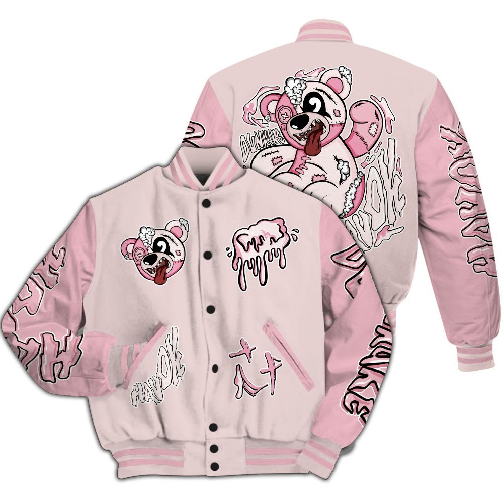 Varsity Jacket To Match Dunk Low KD 17 Aunt Pearl - Havok Bear All Over Print