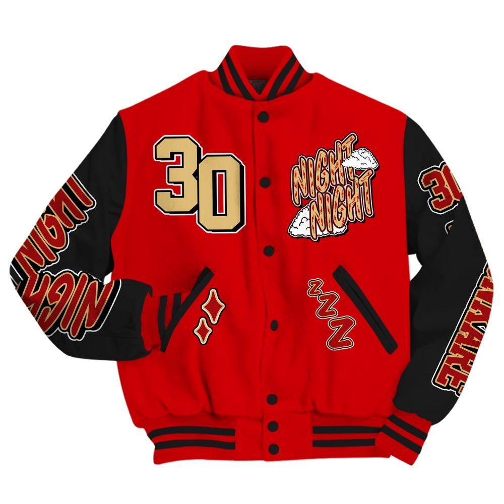 Varsity Jacket To Match Ja 2 Halloween - Seeya Skeleton All Over Print