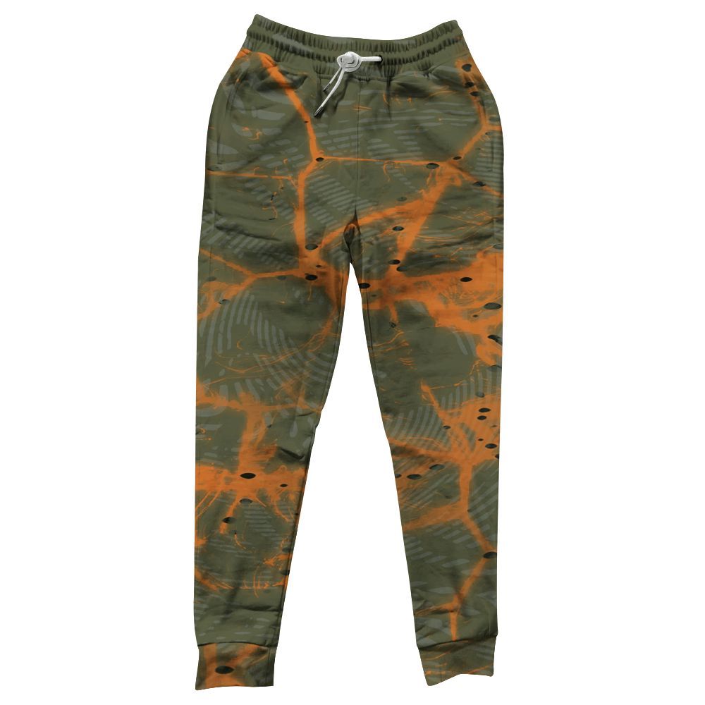 Sweatpant To Match Olive 5s - Fume All Over Print