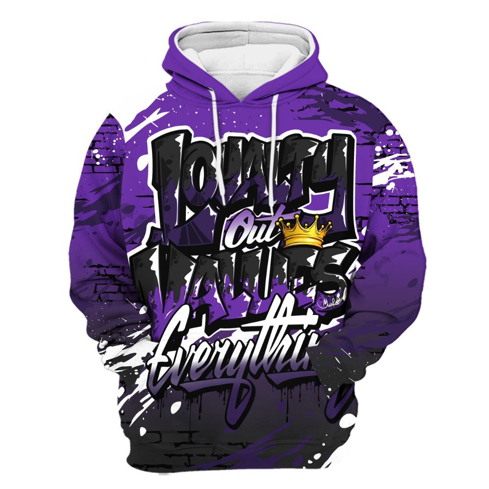 Hoodie To Match Kobe 9 Elite Low Moonwalker - Values Of Loyalty Drip All Over Print