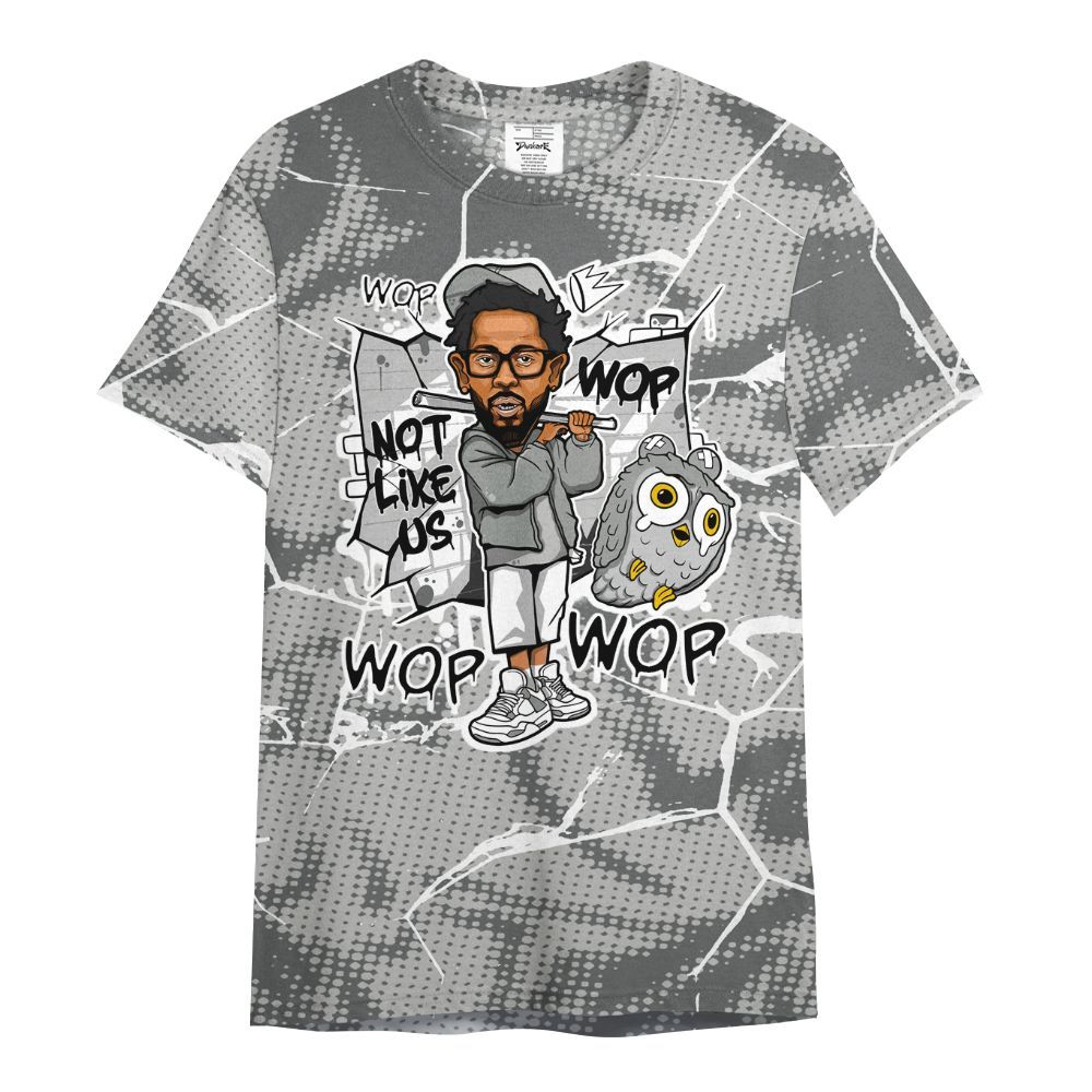 Shirt To Match Retro Wet Cement 4s - None Like ComptonCity Graphic Crack All Over Print