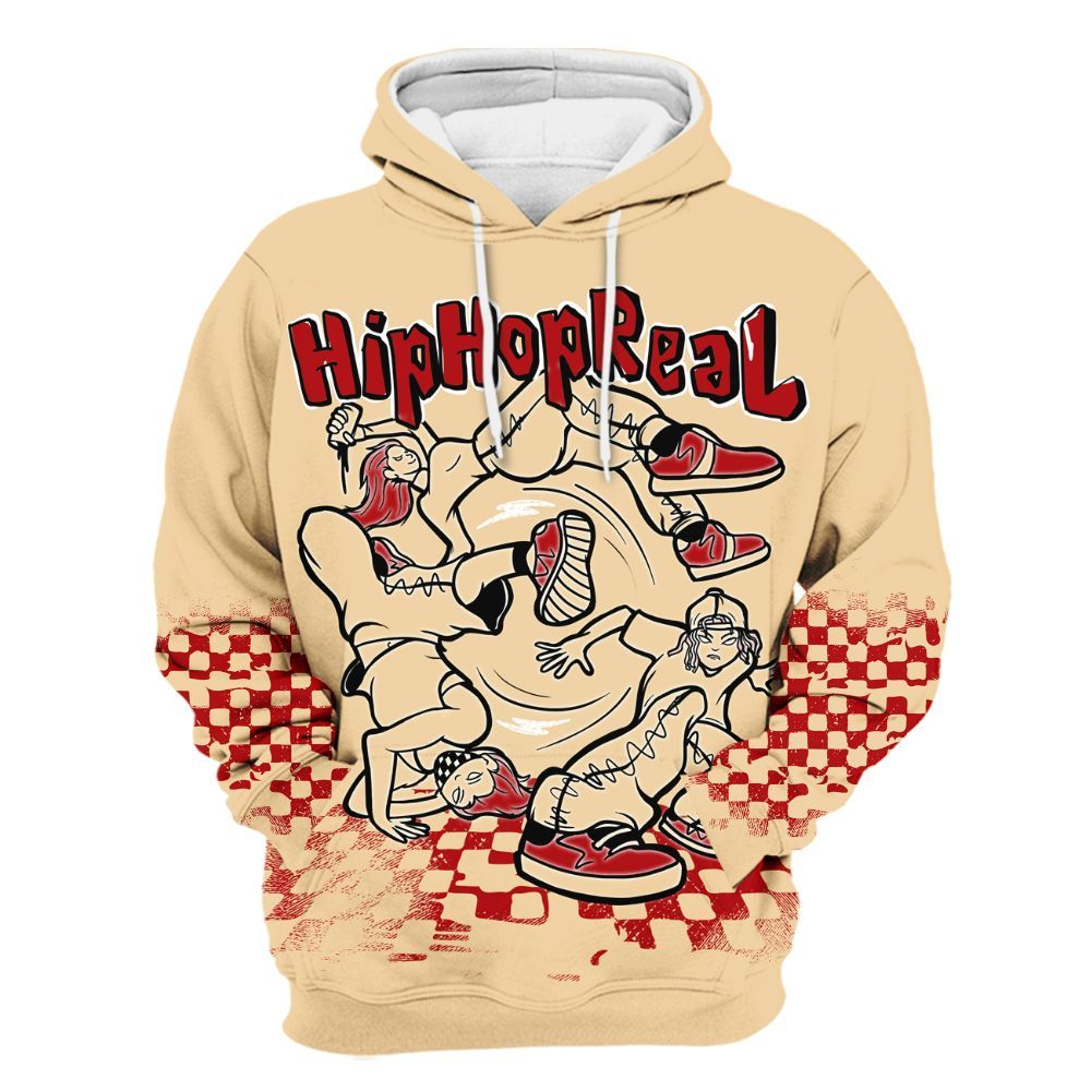 Hoodie To Match Dunk Low Strawberry Waffle - Feel Life Street Style All Over Print