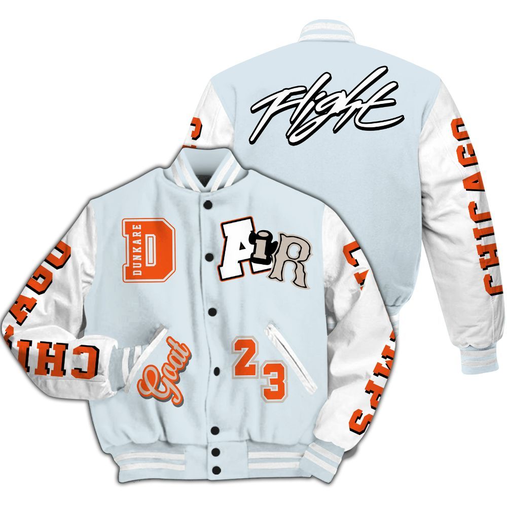 Varsity Jacket To Match High OG Alaska 1s - AIR Number 23 GOAT All Over Print