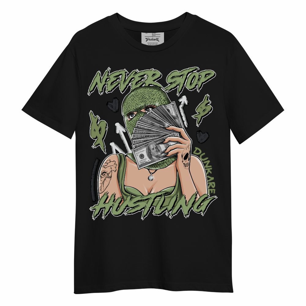 Shirt To Match Oil Green 4s - Hustling Unque Unisex Shirt