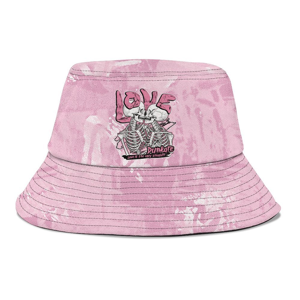 Bucket Hat To Match Orchid 4s - Skull Love Graphic