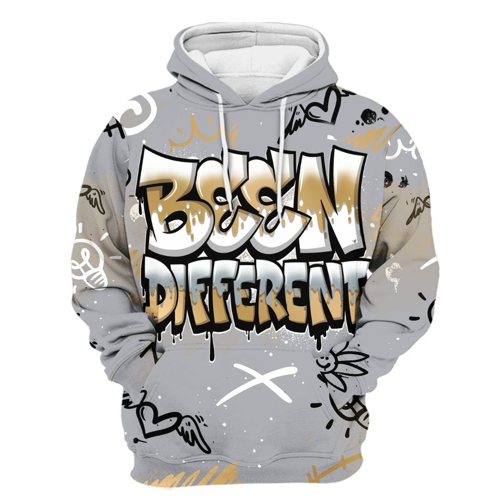 Hoodie To Match Retro High OG Cool Grey 1s - Drip Been Di2ferent All Over Print