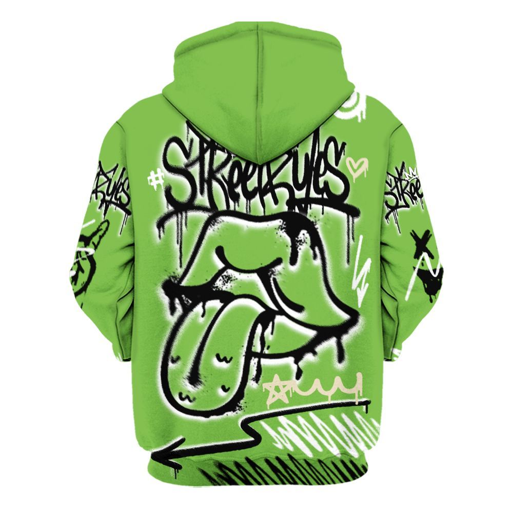 Hoodie To Match Air Max Waffle SP Action Green - Break Rules Streetwear All Over Print