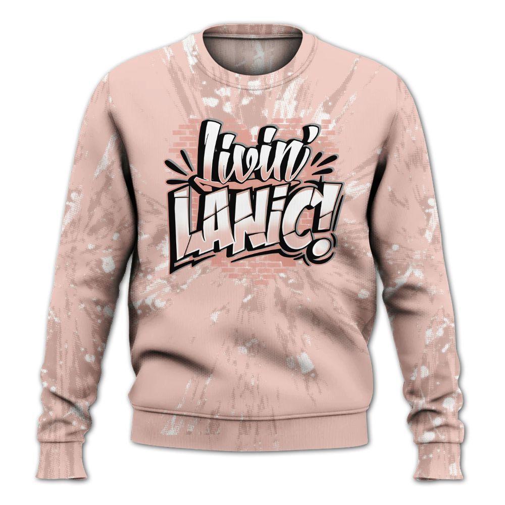 Sweatshirt To Match Low Legend Pink 11s - Living Large Graphic Luxury All Over Print