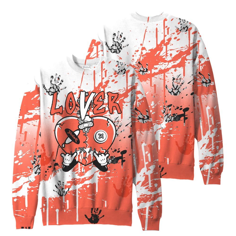 Sweatshirt To Match, Georgia Peach 3s Sweatshirt, Loser Lover Drip Heart Sweatshirt Outfit 3 Cosmic Clay 903 NCT