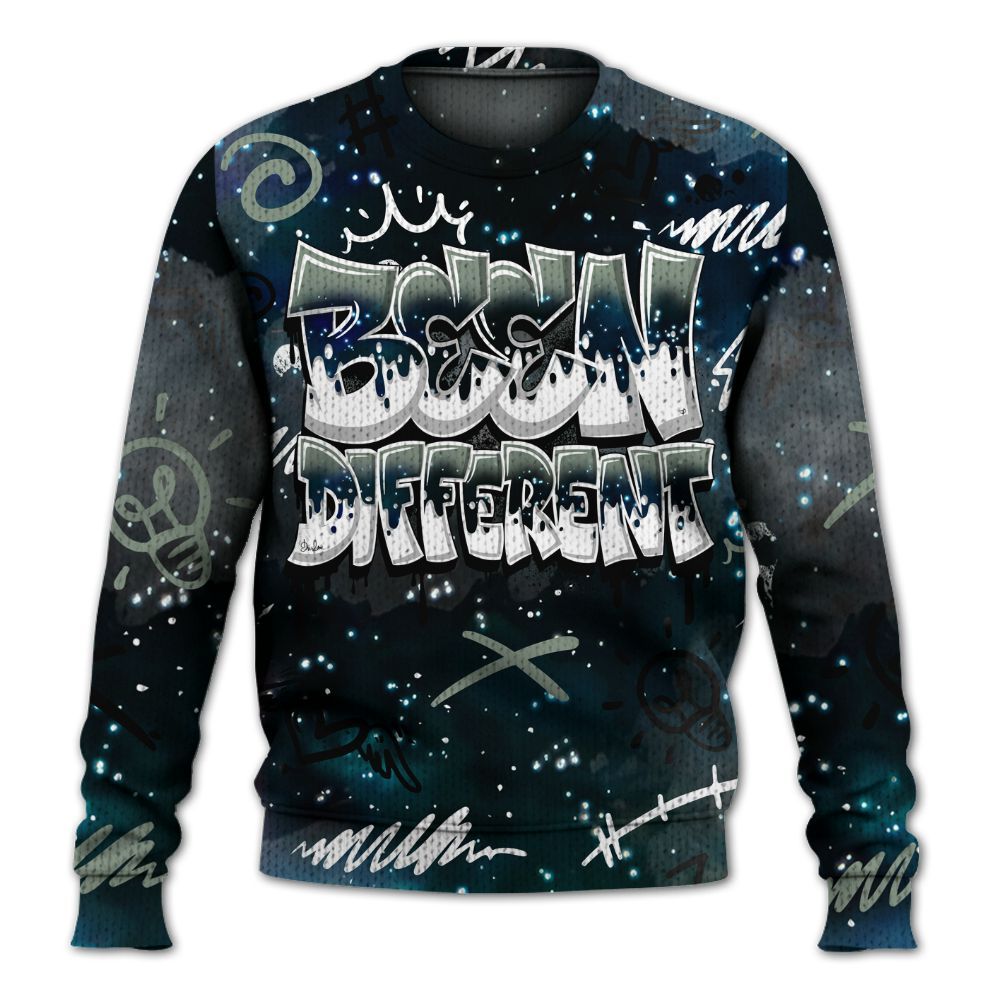Knitted Sweater To Match Air Foamposite One Galaxy - Drip Built Di2ferent