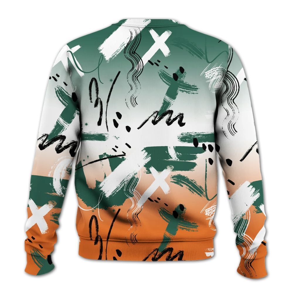 Sweatshirt To Match Dunk Low Ceramic - Money Hustle Grind Pray All Over Print