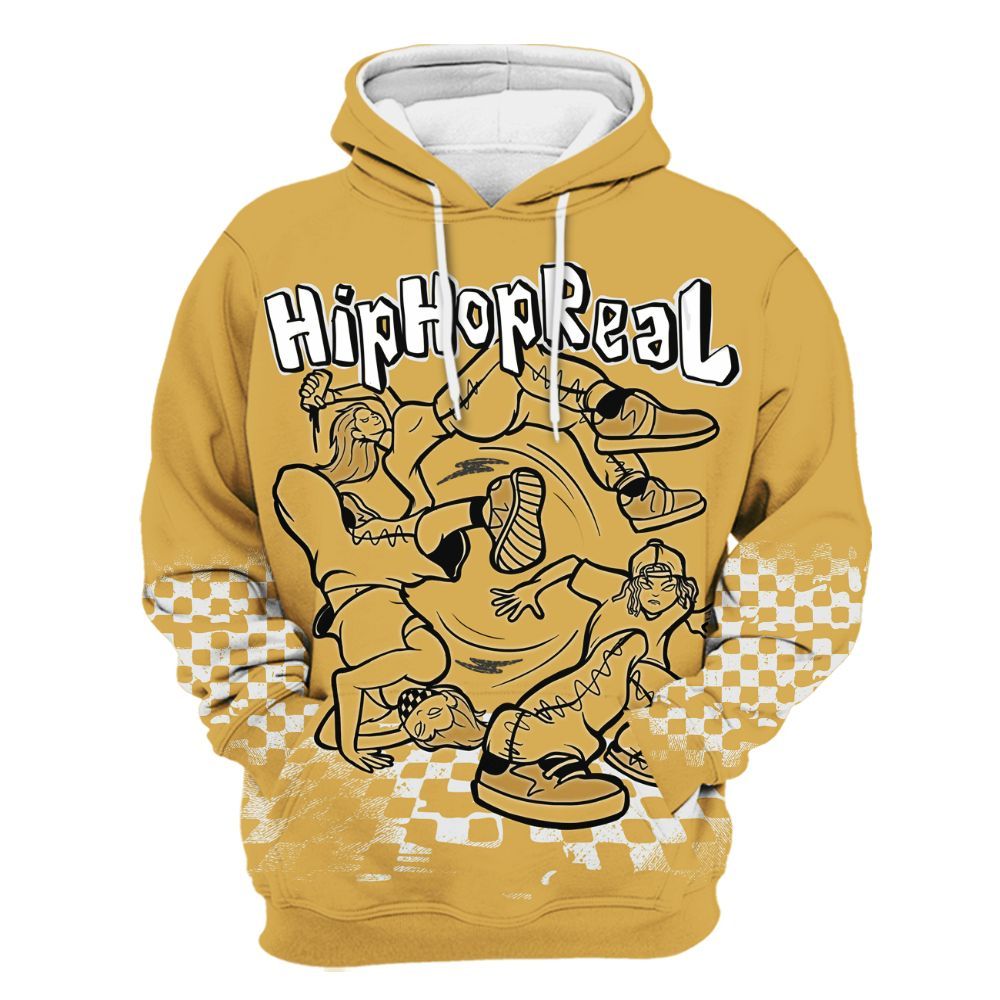 Hoodie To Match Retro Light Ginger 14s - Feel Life Street Style All Over Print