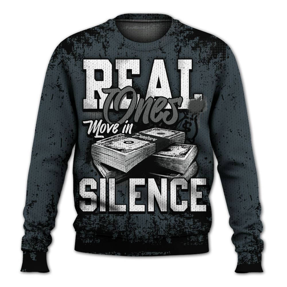 Knitted Sweater To Match Air Max Sunder Gore Tex Black - Move In Silence Money Street Retro