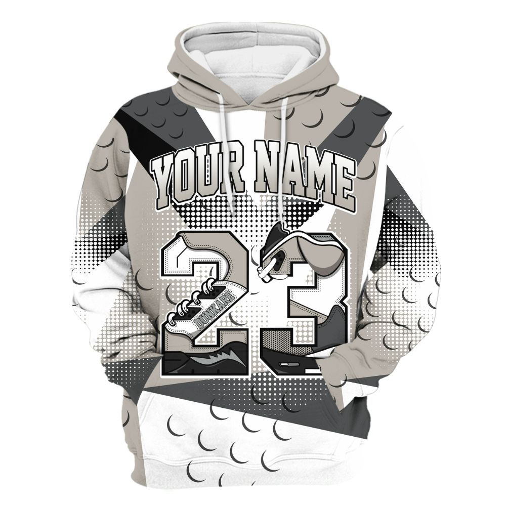 Hoodie To Match Dunk Low Appears Oreo - Poly Custom Name Number 23 5s All Over Print