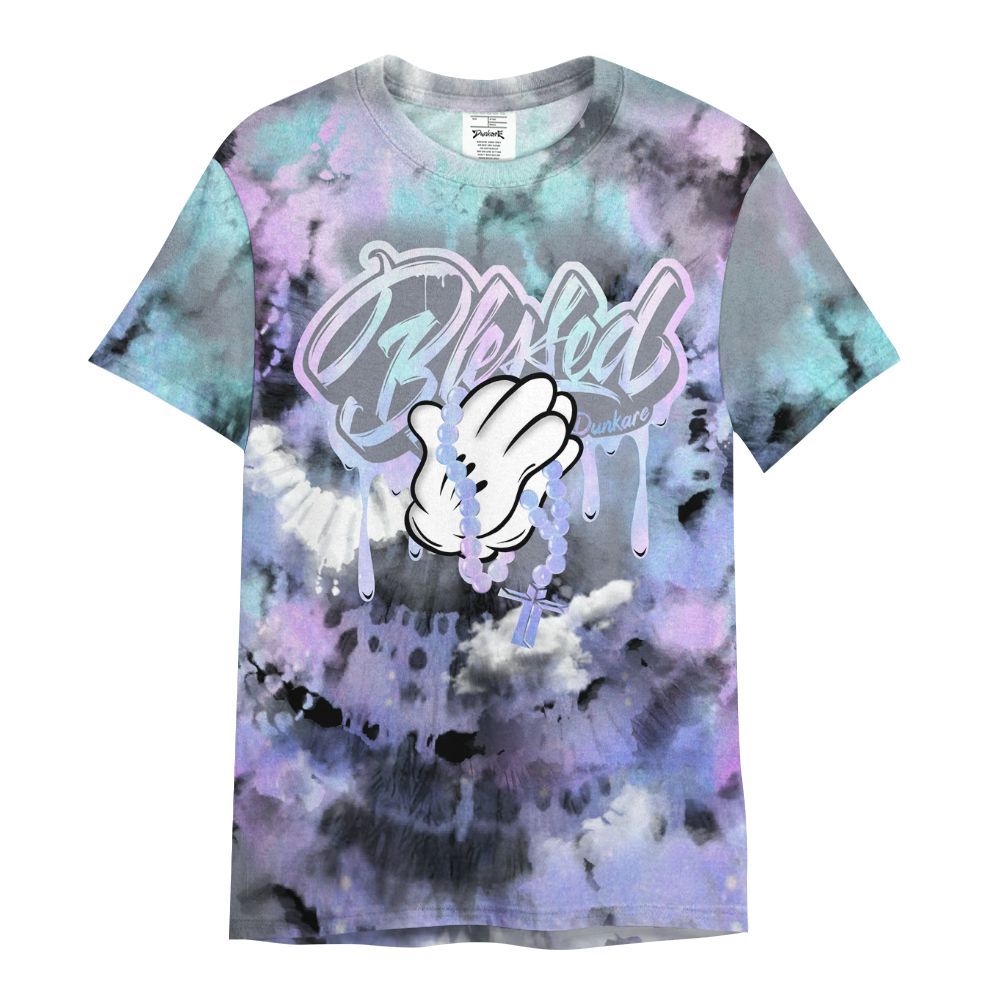 Shirt To Match Zen Master 4s - God Blessed Tie Dye All Over Print