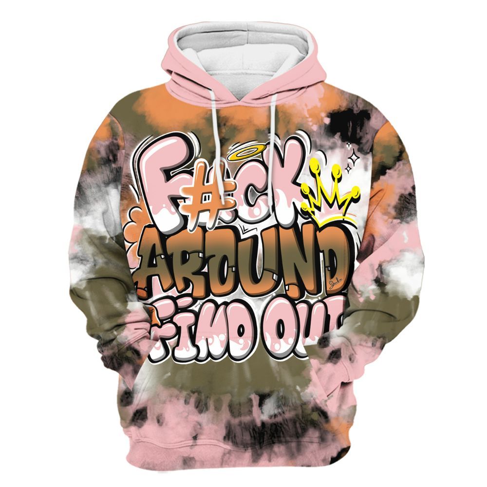 Hoodie To Match SB Dunk Low Red Stardust - FK Around Find Out All Over Print