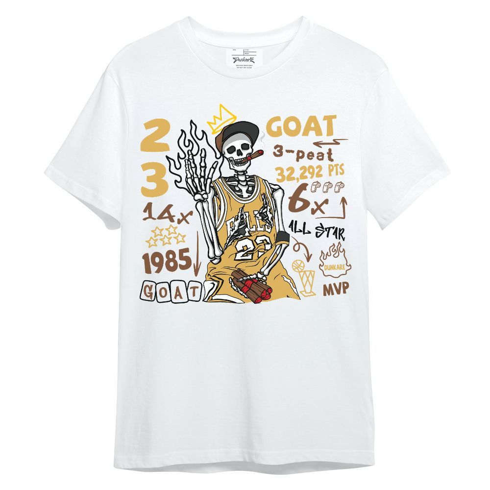 Shirt To Match Retro Cacao Wow 4s - Number 23 G.0.A.T Streetwear Unisex Shirt