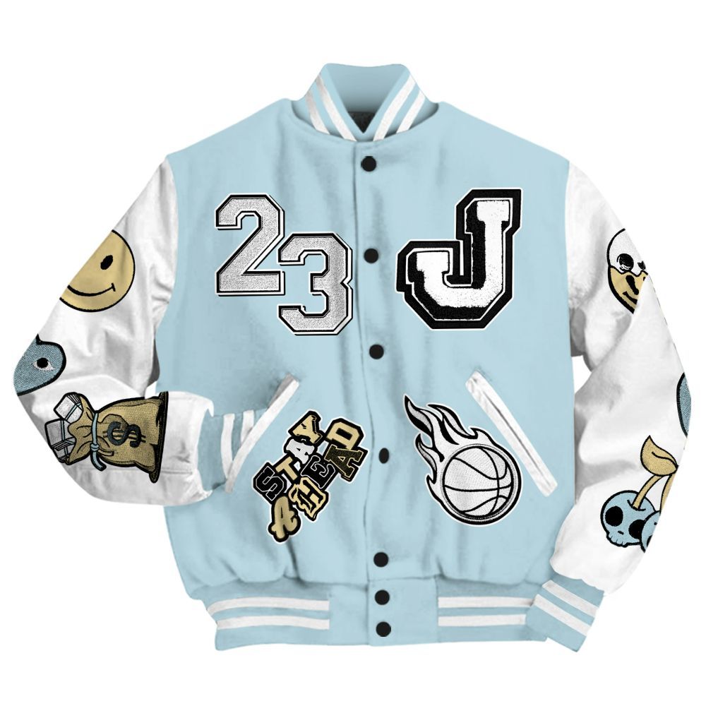 Varsity Jacket To Match Low Year Of The Snake 11s - Hustles Money Number 23 All Over Print