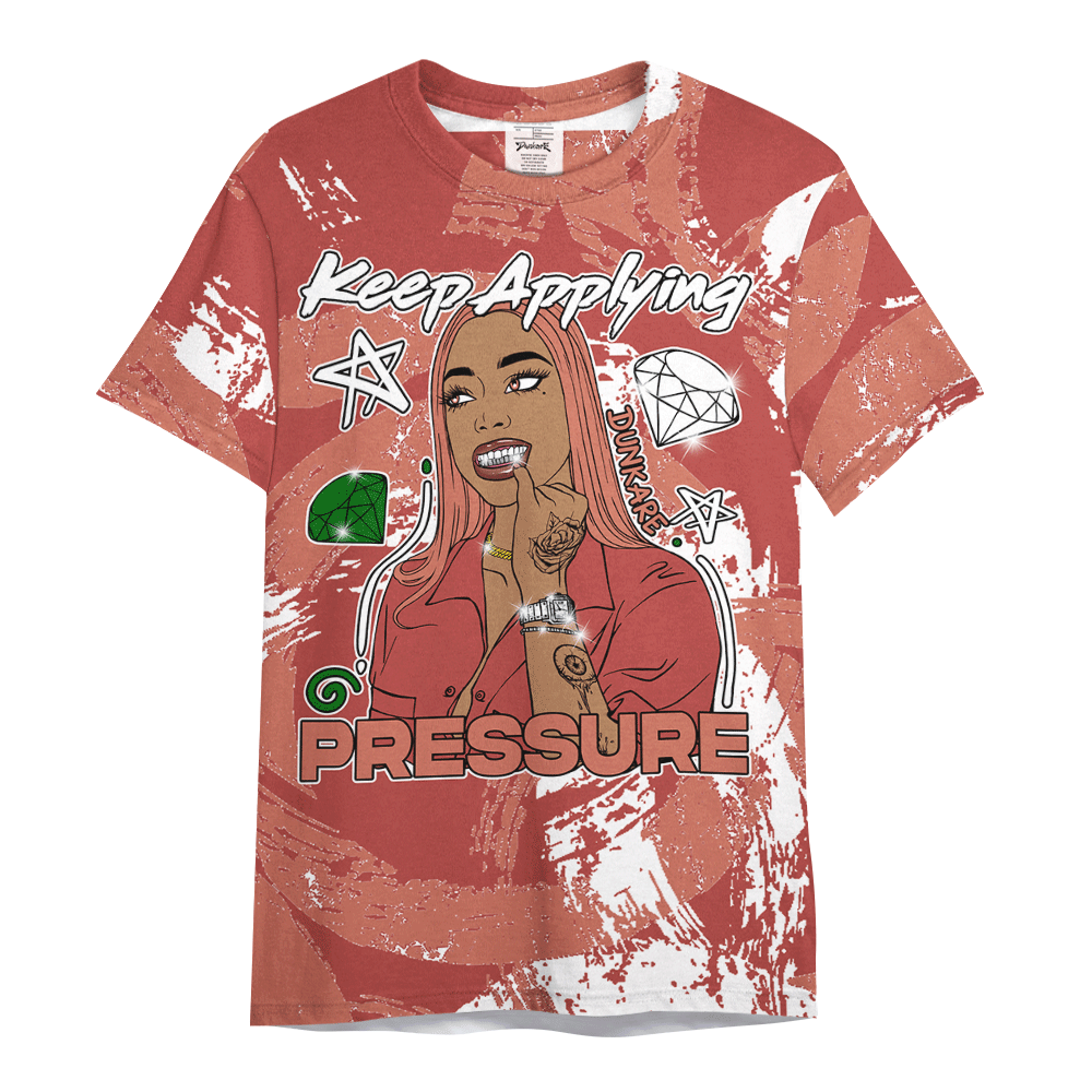 Shirt To Match Dune Red 13s - Pressures Unique Circle Paint Splash Graphic Shirt Unisex