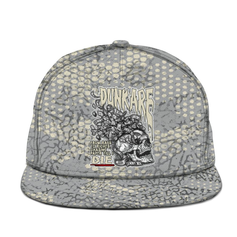 Snapback To Match Cement Grey 3s - From Rags To Riches Graphic