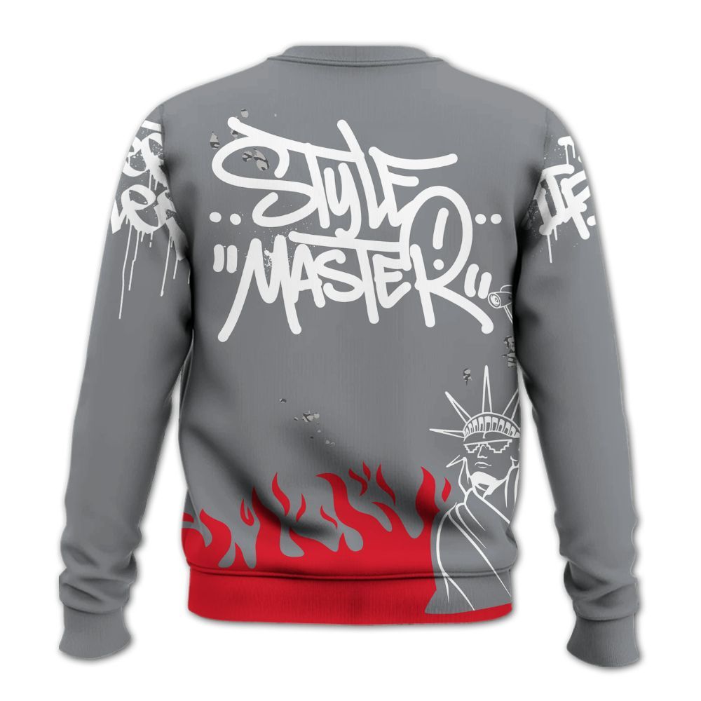 Sweatshirt To Match Black Cement 3s - Graphic Fck Around Find Out All Over Print