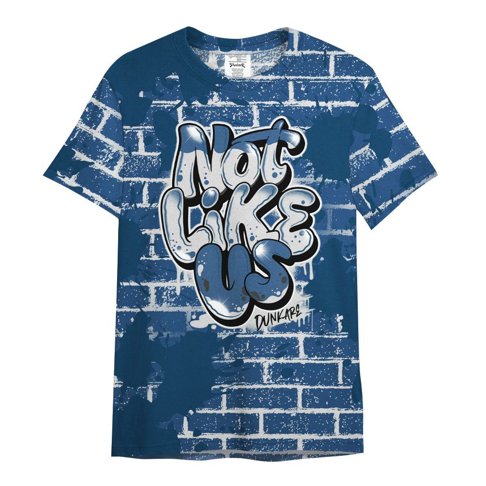 Shirt To Match High OG Midnight Navy 1s - None Like Us Graphic Brick Art All Over Print